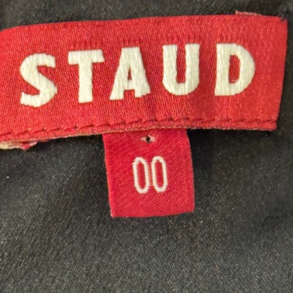 NEW NWT Staud Lotus Black Corset Maxi Dress Size 00 - Picture 13 of 13